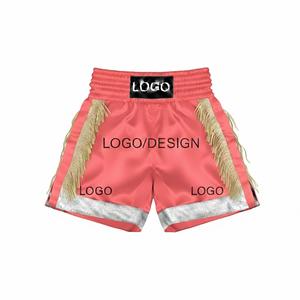 Pantalones Cortos de Muay Thai Profesionales de Hip Hop, Tejido Transpirable, Cintura Elástica Alta, Precio al por Mayor - Product Image 3