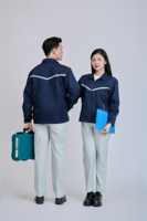 Chaqueta FMF Lisa Teñida Unisex 100% Poliéster Vietnam Impermeable Cortavientos Aislamiento Térmico Azul Marino Carcasa Rígida Todas las Temporadas
