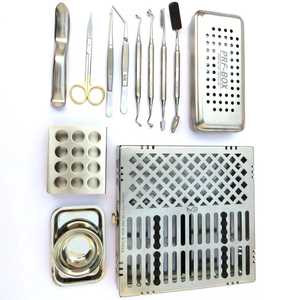Juego de Instrumentos Quirúrgicos Dentales de Acero Inoxidable Reutilizables Manuales para Implantes Dentales, Certificación MOL, Injerto Óseo de Fibrina Rica en Plaquetas, GRF - Product Image 1