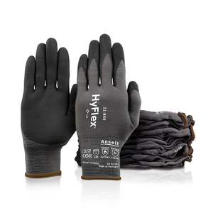 Ansell HyFlex 11-840 Guantes con revestimiento de espuma de nitrilo ideales para aeroespacial, automotriz, maquinaria, fabricación de metal - Product Image 1