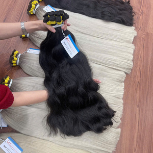 Extensión a granel de cabello Remy vietnamita de alta calidad Paquete de cabello humano 100g Sin desprendimiento Sin enredos - Product Image 3