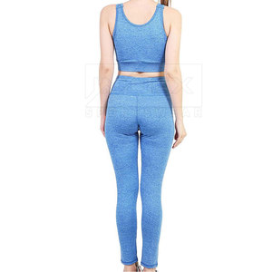 ชุดออกกำลังกายโยคะสำหรับผู้หญิงชุดออกกำลังกายเอวยางยืดแบบเข็มขัดแข็งพร้อมเข็มขัดตกแต่ง - Product Image 2