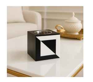 Brûleur de Bakhoor en résine d'acacia fait à la main de luxe avec incrustation de motif de diamant pour la décoration de la maison religieuse du Ramadan porte-encens - Product Image 5