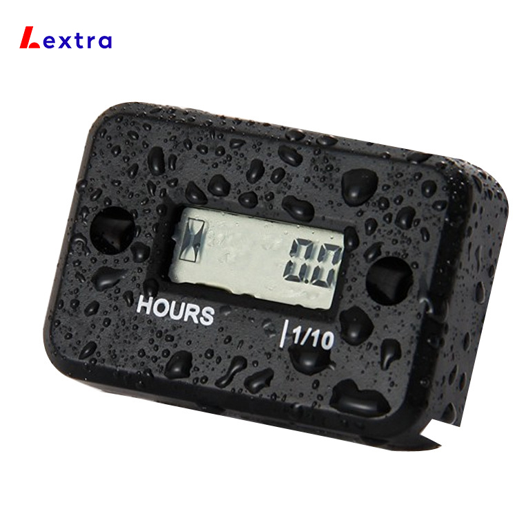Цифровой таймер Lextra, универсальный мотоцикл, водонепроницаемый счетчик часов, с ЖК дисплеем