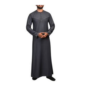 Exportation directe XXL Casual Thobes Robes Top-Grade Traditionnel Ethnique Indien Musulman Hoodie Tailles Personnalisables pour Adultes - Product Image 1