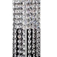 Guirlande en cristal de verre faite à la main, écologique, pour décoration de mariage, fête, mandap, fournitures pour événements, lustre suspendu, chaîne perlée