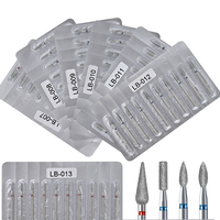 Lot de 10 embouts de ponceuse à ongles professionnels – Embouts de ponçage de type E de haute qualité pour ongles – Fournitures de salon en gros, MOQ 1 lot