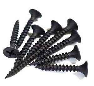Vis pour cloison sèche Tête fraisée Phillips Phosphate noir Vis autotaraudeuses pour plaques de plâtre Fixations - Product Image 5
