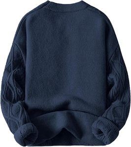 Breathable Wool Designer Men <b>Sweaters</b> Winter Fashion Blank Customized <b>Crewneck</b> <b>Sweaters</b> Mens - Product Image 2