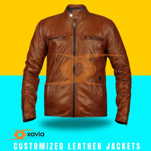 Chaqueta de cuero personalizada cálida de mano de obra agradable de alta calidad de diferentes colores para hombre de cuero con trabajo totalmente personalizado - Product Image 6