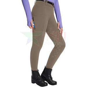 Leggings de Equitación para Niños 2026 con Agarre Completo Antideslizante, Agarre de Silicona en las Rodillas, Impermeables, Resistentes al Viento, de Spandex/Poliéster para Niños - Product Image 1