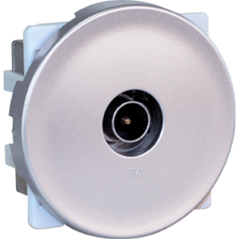 Comete ซ็อกเก็ตทีวีสีเงินที่มีปลั๊กและซ็อกเก็ตที่มีคุณภาพสูง - Product Image 1