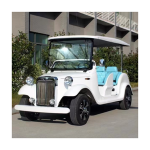 Coche <span class=keywords><strong>el</strong></span>éctrico clásico de nueva energía global, carrito de golf de 6 plazas con batería de 48V, motor de 5KW, vehículo <span class=keywords><strong>el</strong></span>éctrico respetuoso con <span class=keywords><strong>el</strong></span> medio ambiente - Product Image 1