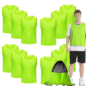 Vêtements d'entraînement pour équipes sportives, dossards personnalisables avec impression du nom et du numéro de l'équipe, respirants, de qualité supérieure pour les dossards d'entraînement des équipes sportives - Product Image 4