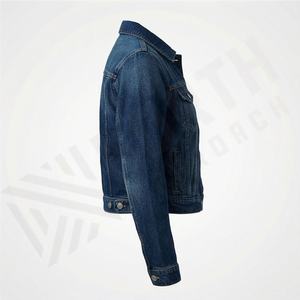 Ventes en gros de vestes en jean pour femmes confortables et respirantes, conception personnalisée OEM avec logo, toile de coton, tendance de la mode, couleur personnalisée - Product Image 3