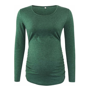 T-shirts de maternité pour femmes en gros - Nouveauté été 100% coton de haute qualité respirant imprimé design ample sans manches - Product Image 4