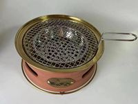 Grill coréen sans fumée au charbon de bois, barbecue de restaurant