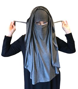 KHIMAR <b>Abaya</b> for Muslim Women in Silk Custom Colors & Sizes - Product Image 3