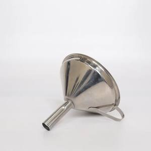 Stainless Steel <b>Funnel</b> With Handle For Precise Spill Free Liquid Transfer Polished Finish Ideal For <b>Kitchen</b> Bar And Home Use - Product Image 1