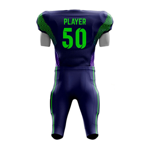 OEM Nuevo Diseño de Entrenamiento Juvenil Camisetas de Fútbol Americano Personalizado Impreso Barato Uniformes de Fútbol Americano Conjuntos - Product Image 3