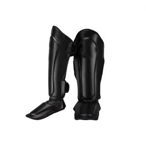 Espinilleras Profesionales de Cuero Personalizadas y Ligeras con Protección para el Empeine para Entrenamiento de Karate y Sparring - Product Image 5