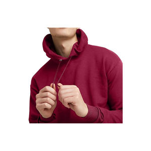 เสื้อฮู้ดผ้าฟลีซโอเวอร์ไซส์สำหรับผู้ชายเสื้อผ้าแนวสตรีทผ้าคอตตอนให้ความอบอุ่นสำหรับฤดูหนาวพร้อมโลโก้ออกแบบได้ตามต้องการ - Product Image 3