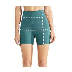 Shorts de yoga pour femmes KATBROS INDUSTRY, design personnalisé, best-seller, résistants, respirants, en Spandex/Polyester, taille élastique mi-haute - Product Image 6
