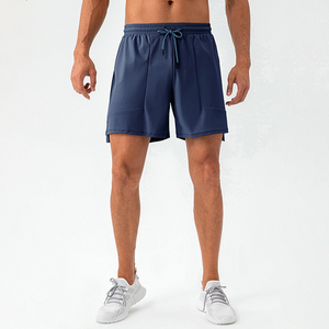 Pantalones cortos cómodos de color personalizado para hombre, cintura elástica transpirable de secado rápido, Material de nailon, pantalones cortos cómodos de cintura alta - Product Image 4