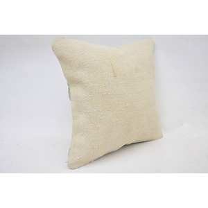 Almohada de retales Kantha de lana Beige de 12x12 pulgadas, patrón de Toile bordado Floral Vintage tejido para uso en el suelo del coche para Navidad - Product Image 2