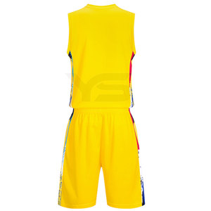 Uniforme de Baloncesto Personalizado, Diseño de Logotipo de Equipo, Jersey Cosido, Ropa de Baloncesto, Uniforme de Baloncesto por Sublimación - Product Image 3