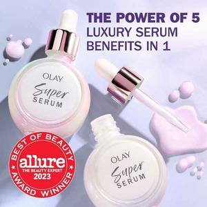 Olay Super Serum 1,0 oz con niacinamida, vitamina C, péptido de colágeno, AHA y vitamina E - Product Image 4