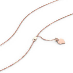 Heart's Desire Rose Gold Diamond Pendant Elegante y lujoso Jewelry Charm - Product Image 1