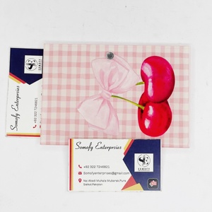 Herramienta de Belleza Acrílica con Diseño de Cereza, Logotipo Personalizado de Somofy Enterprises, Forma de Corazón, Sostenible, para Pestañas - Product Image 6