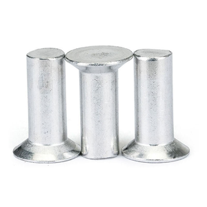 Remache sólido de aluminio pulido M4 M8 6061 7075 con cabeza hongo plana avellanada CSK DIN660 DIN302 DIN7338 - Product Image 1