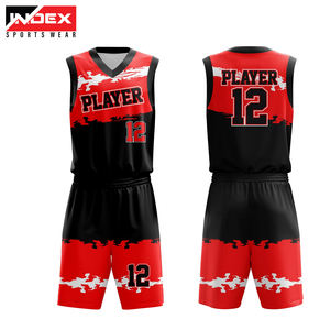 Uniforme de basket-ball personnalisable au design international Ensemble de maillots respirants pour toutes les équipes avec logos et designs personnalisés - Product Image 5