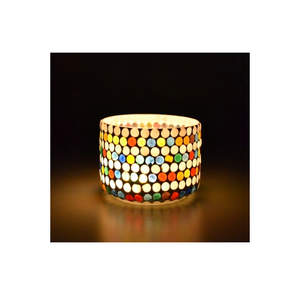 Candelabro de cristal de colores, productos de mosaico con soporte de luz en T, candelabro de tema clásico, venta al por mayor, varios diseños - Product Image 5