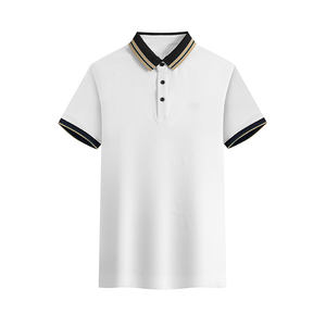 Camisa Polo de Manga Corta para Hombre, Diseño Casual Holgado con Botones, Color Sólido, Verano, Personalizable con Logotipo OEM - Product Image 6