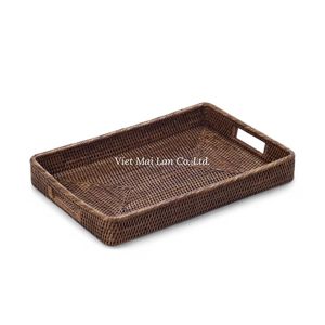 Bandeja de Ratán Sostenible al por Mayor de Vietnam para Servir y Decorar - Product Image 2