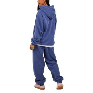 Ensembles de survêtements respirants de haute qualité de couleur unie grande taille pour hommes vente en gros de logo personnalisé OEM pour l'extérieur - Product Image 2