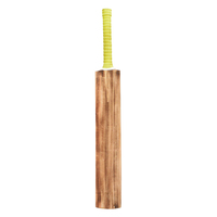Bate de Cricket Profesional de Madera Ligera de Alta Calidad con Diseño Personalizado y Logotipo Impreso, Agarre Largo Ambidiestro para Interiores