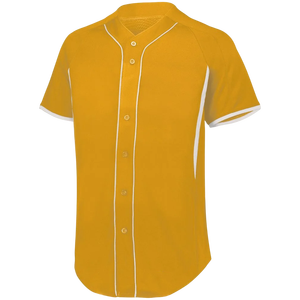 ผู้ผลิตเสื้อเบสบอลแบบสั่งทำ OEM ODM พร้อมปุ่มแบบเต็มตัว ออกแบบเสื้อกีฬาสำหรับทีม - Product Image 4