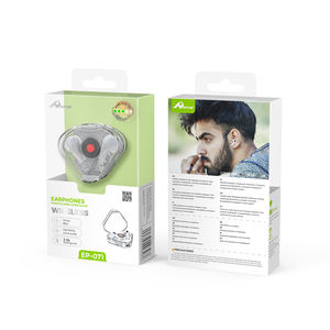 Digitalome EP-71 <b>Wireless</b> In-Ear <b>Headset</b> with <b>Microphone</b> Waterproof Features for Gaming Computers Mobile Phones White for Travel - Product Image 2