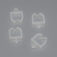 Petite pince de câblage en nylon personnalisable pince de gestion de câble enfichable pour carte Pc Clips de câble en plastique pour fil électrique selle