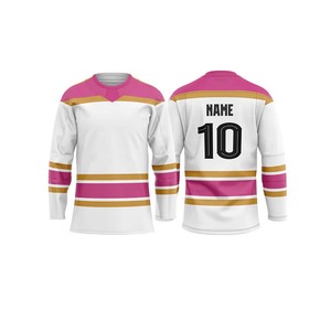 Maillot de hockey sur glace en polyester de haute qualité conception libre impression par sublimation logo uniforme de hockey sur glace personnalisé - Product Image 3