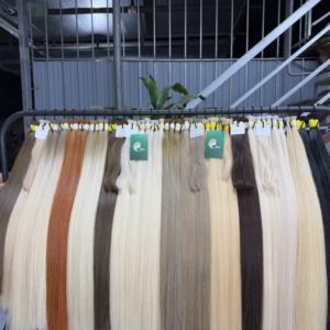 Cheveux vierges non transformés à cuticule alignée cheveux humains péruviens vierges vietnamiens droits meilleure vente stocks en vrac - Product Image 6