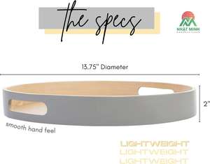 Plateau en bambou avec couleur personnalisée, design multifonctionnel, style moderne classique pour la maison et la restauration - Product Image 6