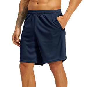 Pantalones Cortos Deportivos Clásicos para Hombre, de Secado Rápido, con Múltiples Bolsillos, Estilo Casual, Cómodos, con Cintura Elástica Media, Diseño Sólido para Entrenamientos - Product Image 6