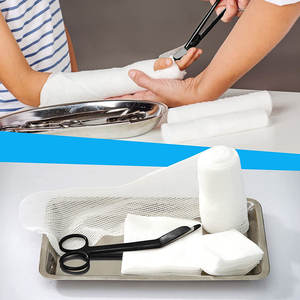 Vente en gros Subhan International SI-1471 14 cm en acier inoxydable Ciseaux d'allaitement à bandage électrique poignée de couleur certifié CE OEM - Product Image 5