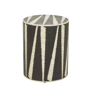 Décoration d'intérieur, tabouret décoratif moderne pour la maison, design indien luxueux unique avec incrustation de os, pour la chambre à coucher et le salon - Product Image 1