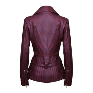 Veste d'hiver en cuir véritable pour femmes, de haute qualité, en coton uni, rembourrée, imperméable, respirante, nouvelle arrivée - Product Image 6